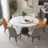 Modern and simple solid wood dining room set, multi-functional dining table and chair set, home dining room furniture set Item Picture